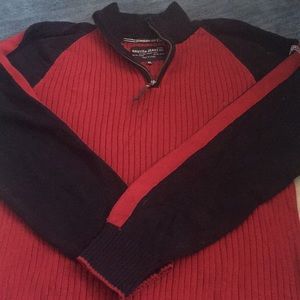 Men’s Nautica sweater red and black size xl